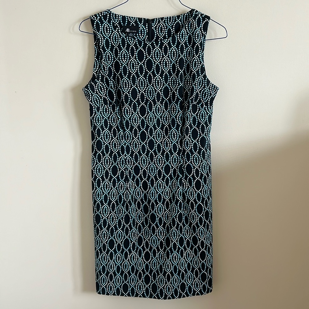 AB Studio Women’s Black and Blue Dress Size 12